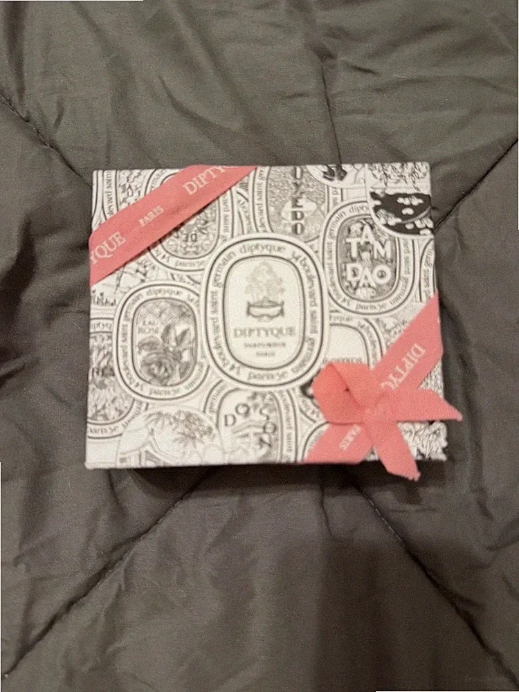 Diptyque Amenity Kit Box Set Gift - Eau De Rose, Lotion, Lip Balm, Pink Bow