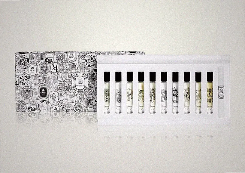 Diptyque Discovery Set of 10 Eau de Toilette – 10 x 7.5 ml Sprays SUPER RARE