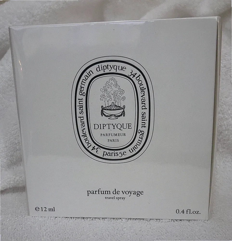 DIPTYQUE PARFUMEUR PARIS Travel Spray in Box 0.4 fl oz, parfum de voyage NIB